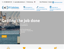 Tablet Screenshot of ip-solutions.nl